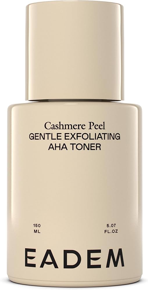 EADEM Cashmere Peel AHA + PHA Exfoliating Toner with 9% Lactic, Azelaic, Tranexamic Acids
